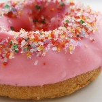 Eggnog Donuts baked and made with Dairy Maid Dairy Eggnog!